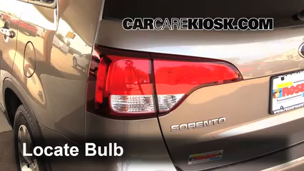 2014 Kia Sorento EX 3.3L V6 Lights Brake Light (replace bulb)